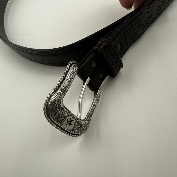 Ariat Leather Belt Mens Size 46 A10004305 - Picture 6 of 7